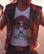 Thor Love and Thunder Chris Hemsworth Quilted Biker Vest