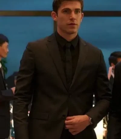 Through My Window Artemis Hidalgo Notch Collar Black Suit