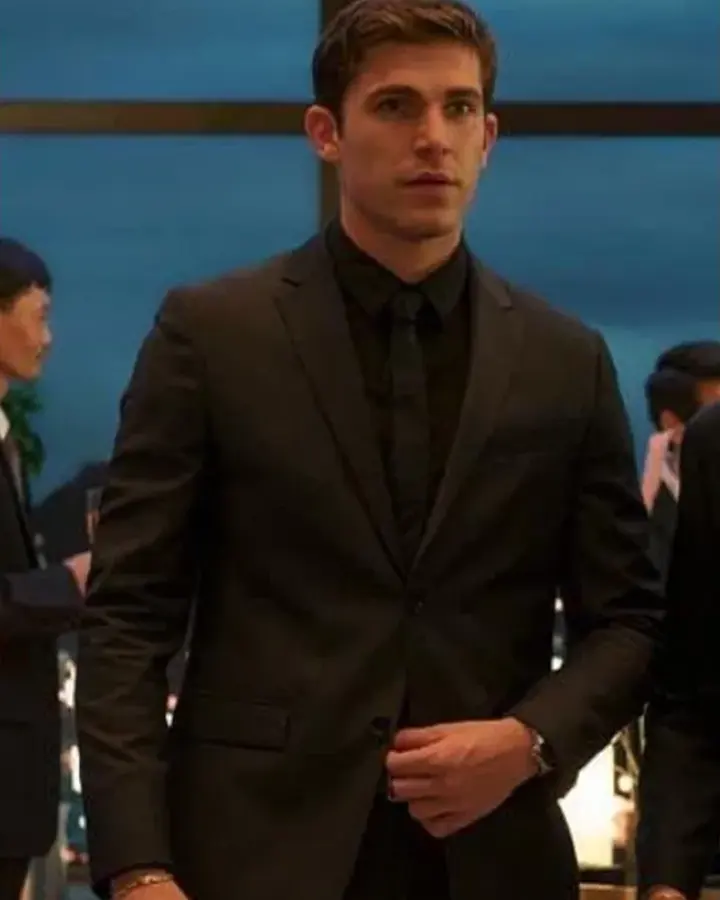 Through My Window Artemis Hidalgo Notch Collar Black Suit Through My Window Artemis Hidalgo Notch Collar Black Suit