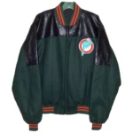 Throwback Miami Dolphins 90s Varsity Jacket
