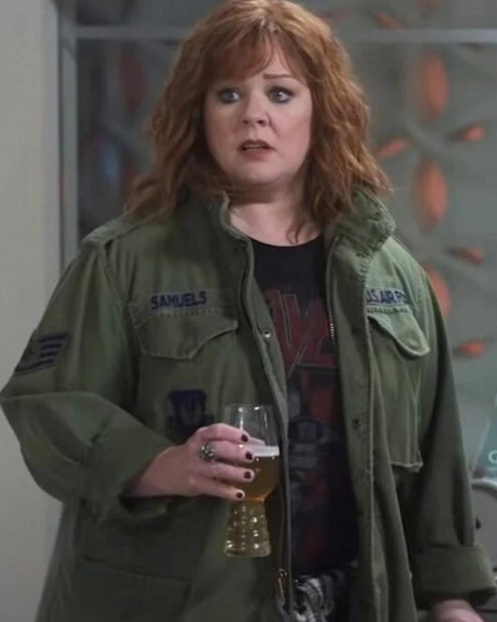 Thunder Force Lydia Berman Green Cotton Jacket Thunder Force Lydia Berman Green Cotton Jacket
