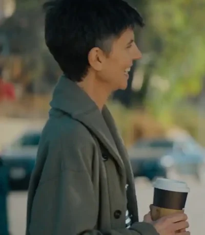 Your Place or Mine 2023 Tig Notaro Wool Coat