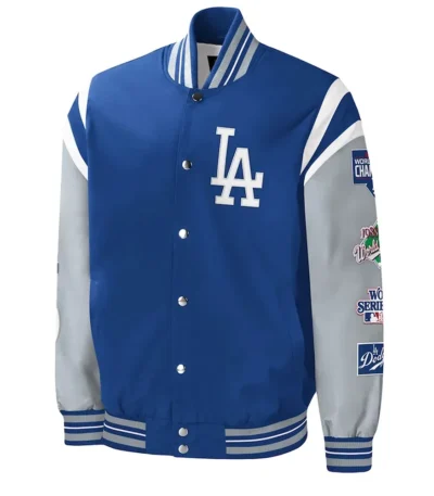 Title Holder LA Dodgers Royal and Gray Jacket