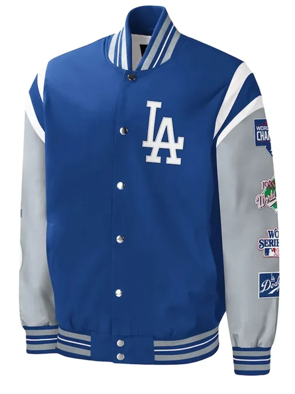 Title Holder LA Dodgers Royal and Gray Jacket