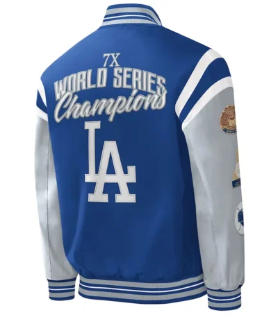 Title Holder LA Dodgers Royal and Gray Jacket