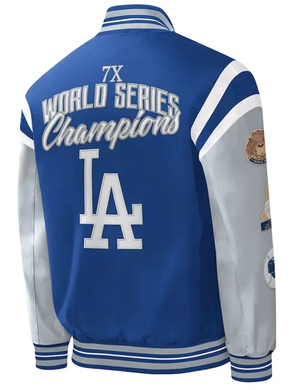 Title Holder LA Dodgers Royal and Gray Jacket