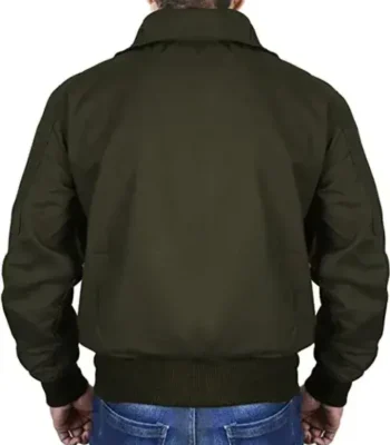 Tom Cruise Top Gun Maverick 2 Dark Green Bomber Jacket