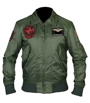 Tom Cruise Top Gun Maverick Green Jacket