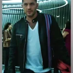 Venom 2 Eddie Brock Stripes Cafe Racer Leather Jacket