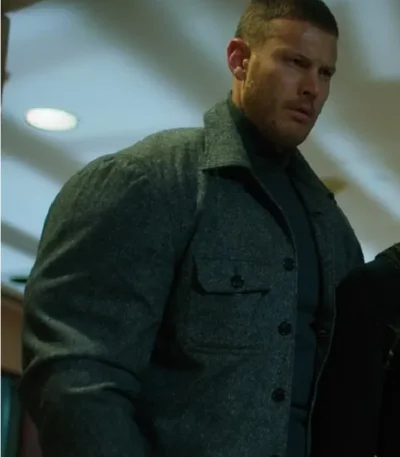 Tom Hopper The Umbrella Academy Grey Wool Jacket