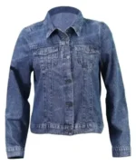 Top Gun Maverick Jennifer Connelly Blue Denim Trucker Jacket