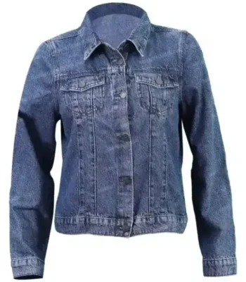 Top Gun Maverick Jennifer Connelly Blue Denim Trucker Jacket