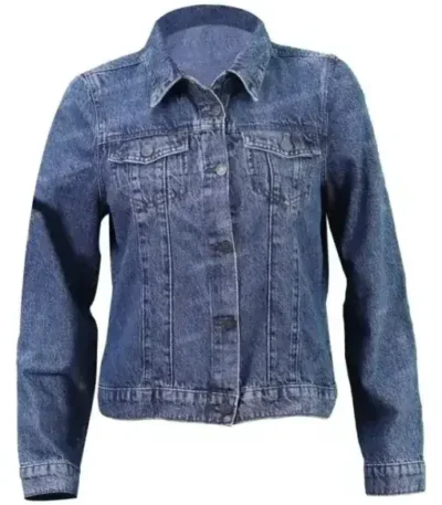 Top Gun Maverick Jennifer Connelly Blue Denim Trucker Jacket