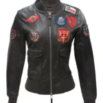 Top Gun Women’s Vegan Bomber Jacket