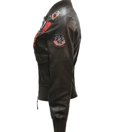 Top Gun Women’s Vegan Bomber Jacket