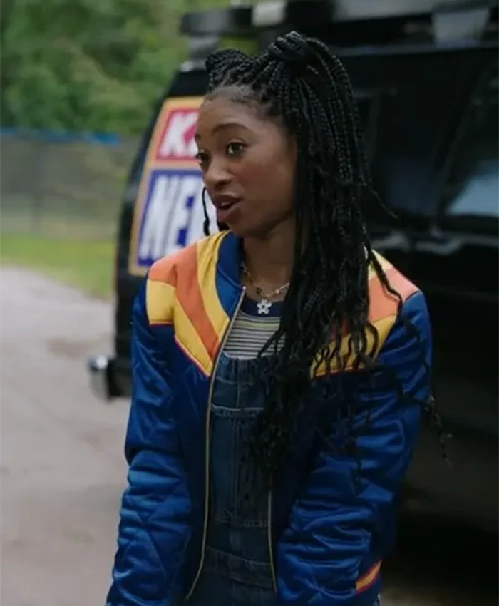 Amelia Creston Totally Killer 2023 Bomber Jacket Amelia Creston Totally Killer 2023 Bomber Jacket