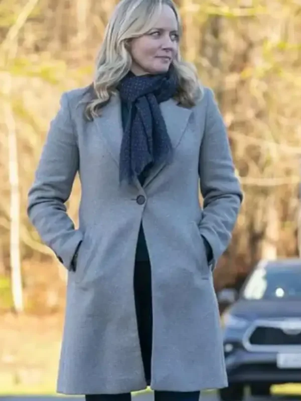 Tracker Erika Kennedy Grey Wool Coat