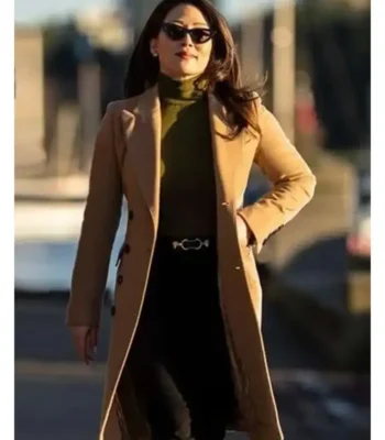 Tracker Reenie Greene Brown Trench Coat