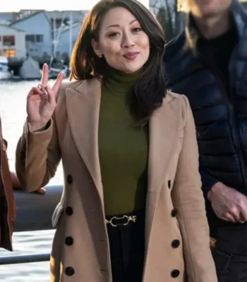 Tracker Reenie Greene Brown Trench Coat