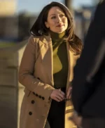 Tracker Reenie Greene Brown Trench Coat