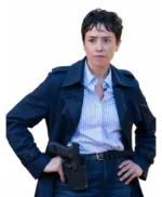 Tracker S03 Agent Temple Blue Trench Coat