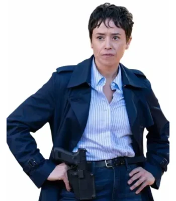 Tracker S03 Agent Temple Blue Trench Coat