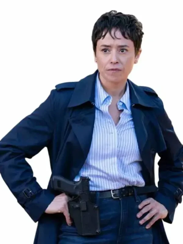 Tracker S03 Agent Temple Blue Trench Coat