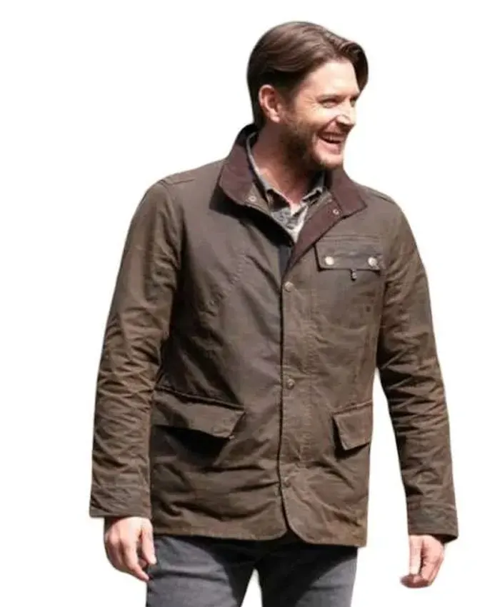 Tracker S03 Russell Shaw Brown Cotton Jacket Tracker S03 Russell Shaw Brown Cotton Jacket