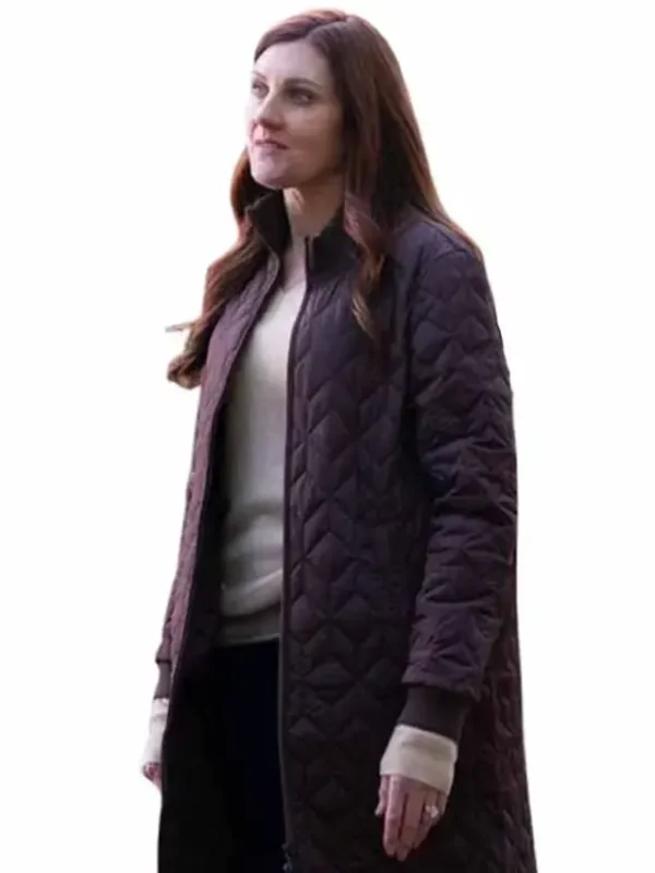Tracker Tv Series Lucy Camp Quilted Coat