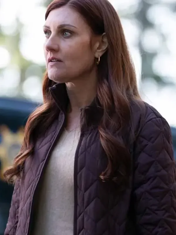 Tracker Tv Series Lucy Camp Quilted Coat