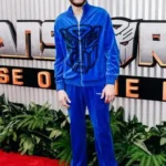 Transformers Premiere Pete Davidson Blue Tracksuit