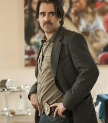 True Detective Colin Farrell Grey Blazer