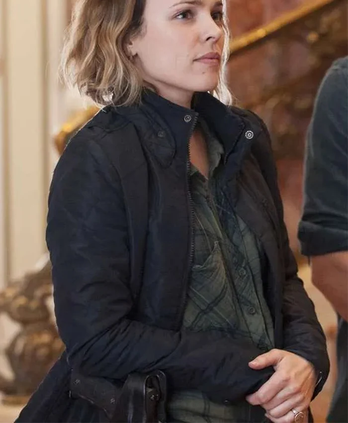 True Detective S02 Ani Bezzerides Black Quilted Jacket True Detective S02 Ani Bezzerides Black Quilted Jacket