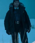 True Detective S04 Evangeline Navarro Black Parka Jacket