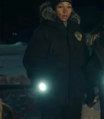 True Detective S04 Evangeline Navarro Black Parka Jacket