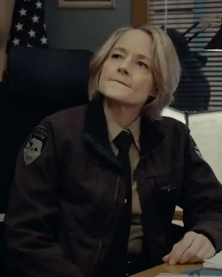 True Detective S04 Liz Danvers Black Cotton Jacket True Detective S04 Liz Danvers Black Cotton Jacket