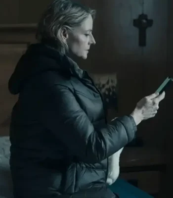 True Detective S04 Liz Danvers Black Fur Hooded Jacket