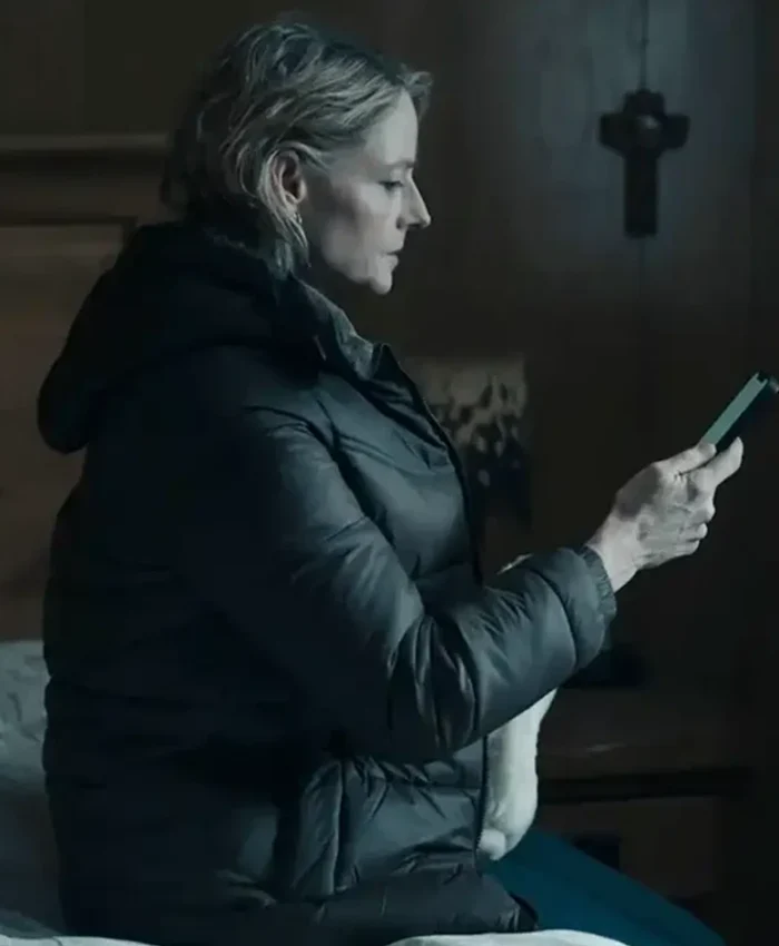 True Detective S04 Liz Danvers Black Fur Hooded Jacket True Detective S04 Liz Danvers Black Fur Hooded Jacket