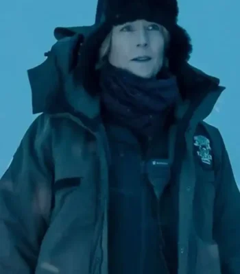 True Detective S04 Liz Danvers Grey Hooded Jacket