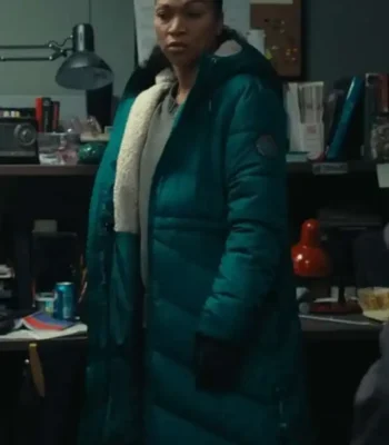 True Detective Season 04 Evangeline Navarro Puffer Coat