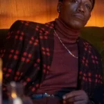 True Story Carlton Plaid Long Trench Coat