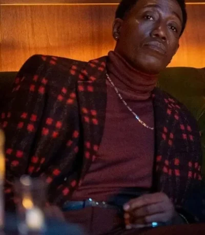True Story Carlton Plaid Long Trench Coat