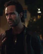 True Story Chris Diamantopoulos Black Leather Jacket