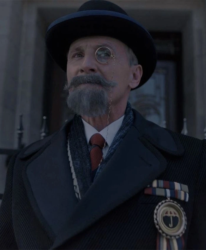 Umbrella Academy S03 Reginald Hargreeves Double Breasted Coat Umbrella Academy S03 Reginald Hargreeves Double Breasted Coat