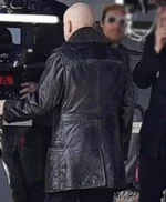 Wednesday S03 Uncle Fester Leather Coat