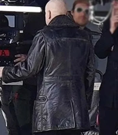 Wednesday S03 Uncle Fester Leather Coat
