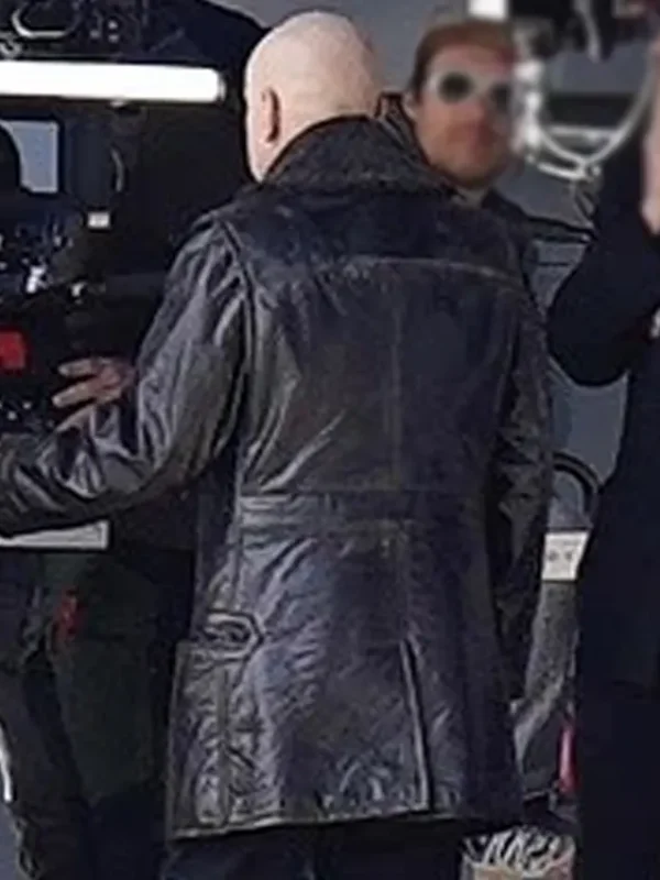 Wednesday S03 Uncle Fester Leather Coat