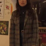 Under The Christmas Sky 2023 Jessica Parker Kennedy Plaid Blazer