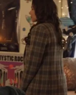 Under The Christmas Sky 2023 Jessica Parker Kennedy Plaid Blazer