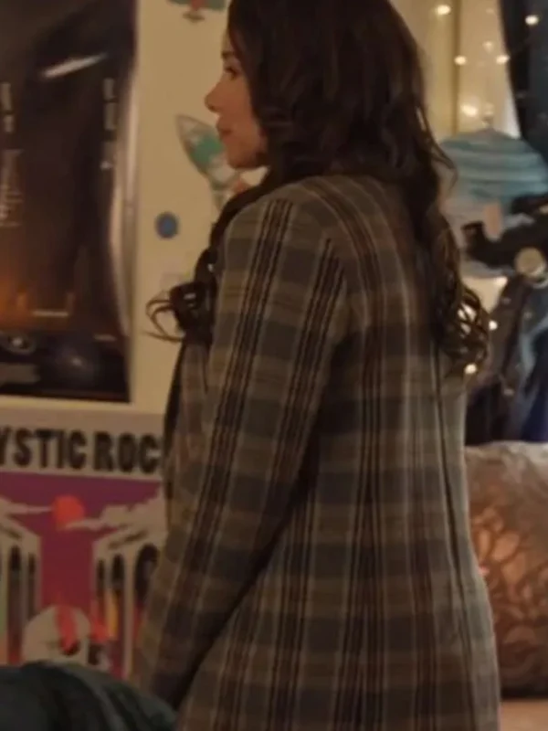 Under The Christmas Sky 2023 Jessica Parker Kennedy Plaid Blazer